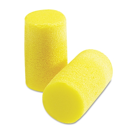 3M No PVC Cylinder Shape, 29 dB, Yellow, 200 PK 310-1101